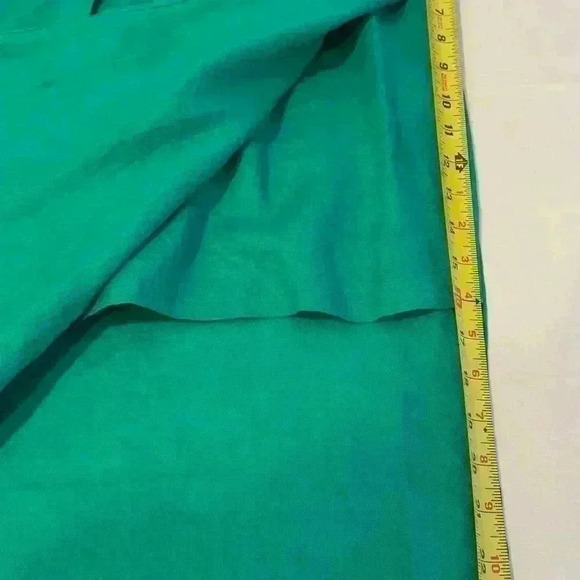 NWT Chico’s 100% Linen Side-Slit Tunic in Congo Green (Size XL/3) - Picture 15 of 16